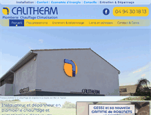 Tablet Screenshot of calitherm.com